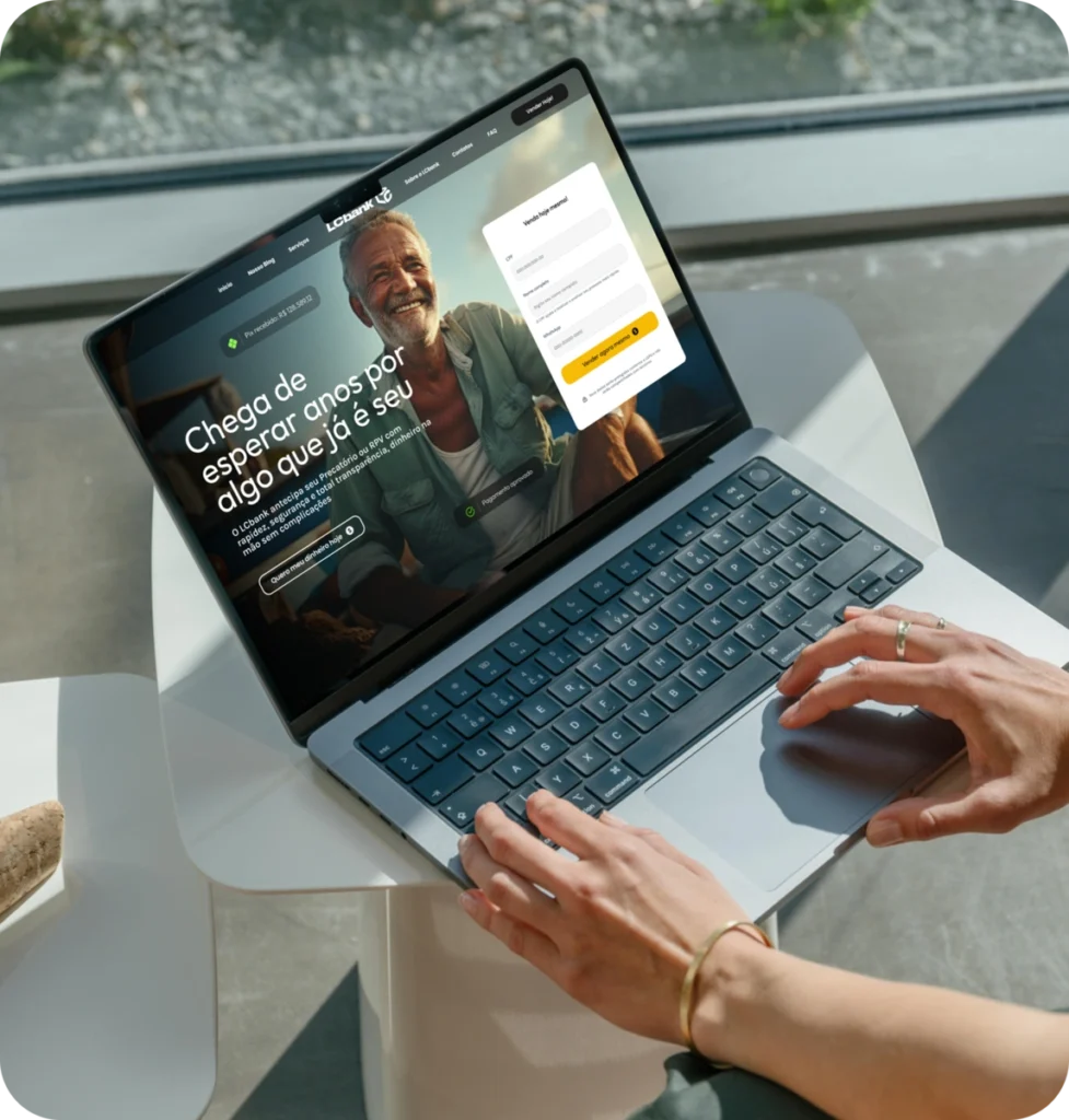 Laptop LCbank: Antecipação de precatórios